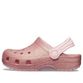 Classic Glitter Clogs «Rose Pink»