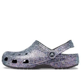 Classic Glitter Clogs «Silver Multi»