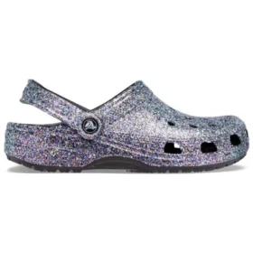 Classic Glitter Clogs «Silver Multi»