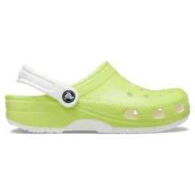 Classic Glow in the Dark-Clogs «Lime Green White»