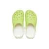 Classic Glow in the Dark-Clogs «Lime Green White»