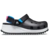 Classic Hiker Clog Sports svart, blå og røde sandaler «Black Blue Red»