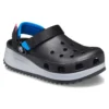 Classic Hiker Clog Sports svart, blå og røde sandaler «Black Blue Red»