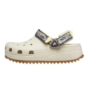Classic Hiker Ikat Clogs «White Tan»