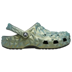 Classic iriserende geometrisk Clog «Green»