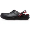 Classic Lined Clog «Black & Red»