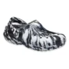 Classic Lined Clog utendørssandaler «Marbled White Black»