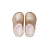 Classic Lined Clog with Glitter «Gold Pink»