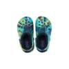 Classic Lined Clog with Marbled Pattern «Blue Tie-Dye»