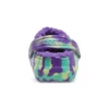 Classic Lined Clog with Marbled Pattern «Neon Purple Multi»