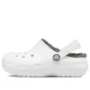 Classic Lined Clogs «White Grey»
