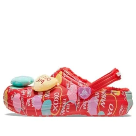 Classic Lined Elevated Sweethearts Clogs «Red multi»