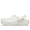 Classic Lined Geometric Clog «White»