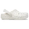 Classic Lined Geometric Clog «White»