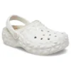Classic Lined Geometric Clog «White»