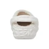 Classic Lined Geometric Clog «White»