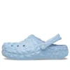 Classic Lined Geometric Clogs «Blue»
