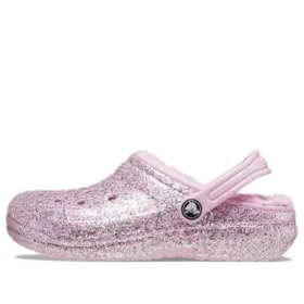 Classic Lined Glitter Clogs «Pink»