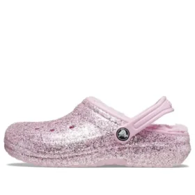 Classic Lined Glitter Clogs «Pink»