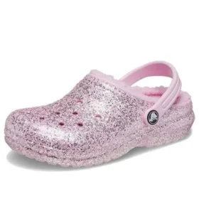 Classic Lined Glitter Clogs «Pink»