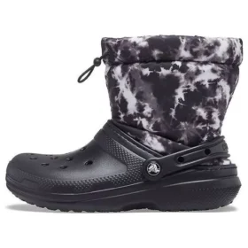 Classic Lined Neo Tie-Dye Støvler «Black White»