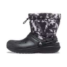 Classic Lined Neo Tie-Dye Støvler «Black White»