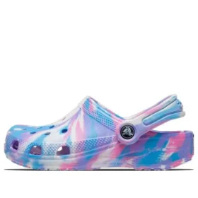 Classic Marbled Clog «Blue Purple Pink»