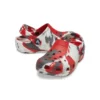 Classic Marbled Clogs «White Red Grey»