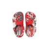 Classic Marbled Clogs «White Red Grey»