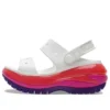 Classic Mega Crush Sandal «Hvit Rød Lilla»