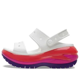 Classic Mega Crush Sandal «Hvit Rød Lilla»