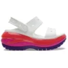 Classic Mega Crush Sandal «Hvit Rød Lilla»