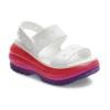 Classic Mega Crush Sandal «Hvit Rød Lilla»