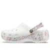 Classic Platform Americana Paisley Clogs «Hvit»