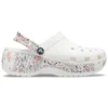 Classic Platform Americana Paisley Clogs «Hvit»