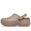 Classic Platform Lined Clogs «Mushroom»
