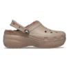 Classic Platform Lined Clogs «Mushroom»