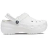 Classic Platform Lined Clogs «White»