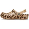 Classic Printed Clog «Leopard Gold»