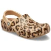 Classic Printed Clog «Leopard Gold»