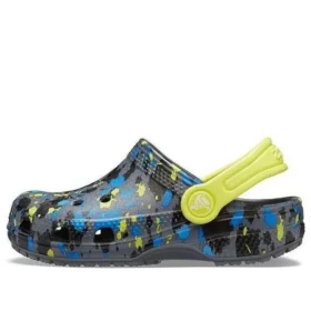 Classic Printed Clogs «Charcoal Citrus Croslite»