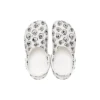Classic Skull Print Clogs «White Black»