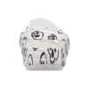 Classic Skull Print Clogs «White Black»