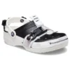 Classic Zip Tie Buckle Clogs «Black White»