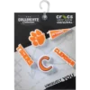 Clemson Univ 5-pakning med Jibbitz-charms