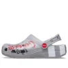 Coca-Cola x Crocs Crossover Light X utendørs sandaler med flate sko, casual og sporty, unisex, grå