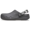 Crafted Silver Flowers-Clog Crafted Silver Flowers-Clog