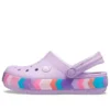 Crocband Chevron-Clogs med perler «Lilac Multi»