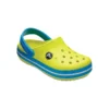 Crocband Clog med rund tå «Yellow Blue»