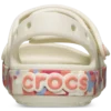 Crocband™ Cruiser Glow Confetti-båndsandal for småbarn